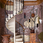 Обои ручная роспись Willow & Waves Original colourway on Edo painted Xuan paper with antiquing варинант исполнения - 3 | Loft Concept в Красноярске