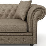 Мебельная ткань Шенилл коричневый цвет 138 см T4-21 варинант исполнения - 7 | Loft Concept в Красноярске