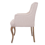 Кресло Mason Classical Armchair beige flax варинант исполнения - 1 | Loft Concept в Красноярске