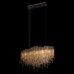 Люстра подвесная с металлическими цепочками и изогнутыми металлическими дугами 72 см Atlantis Chain варинант исполнения - 5 | Loft Concept в Красноярске