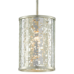 Подвесной светильник в форме цилиндра Speckled Mirror Plates варинант исполнения - 2 | Loft Concept в Красноярске