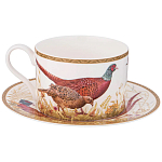 Чайная пара из фарфора 300 мл Hunting Porcelain Collection варинант исполнения - 1 | Loft Concept в Красноярске