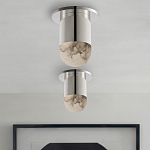 Потолочный светильник светодиодный с плафоном из натурального камня Purgatory варинант исполнения - 4 | Loft Concept в Красноярске