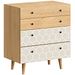 Комод с принтом на ящиках Elise Chest of Drawers варинант исполнения - 15 | Loft Concept в Красноярске