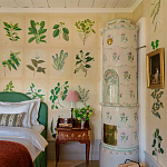 Обои ручная роспись Botanical Studies Linnaeus colourway варинант исполнения - 6 | Loft Concept в Красноярске