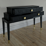 Премиальная Консоль с тремя ящиками Elsa Dreams Black варинант исполнения - 2 | Loft Concept в Красноярске