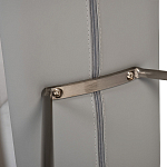 Стул барный серый с обивкой из экокожи Special Support варинант исполнения - 4 | Loft Concept в Красноярске