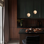 Подвесной светильник из белого алебастра Cryptocrystalline Stone варинант исполнения - 8 | Loft Concept в Красноярске