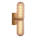 Бра с факутрным стеклянным плафоном Шампань Sonora варинант исполнения - 1 | Loft Concept в Красноярске