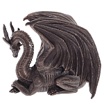 Декоративная статуэтка Дракон Dark Bronze Winged Dragon Statuette варинант исполнения - 3 | Loft Concept в Красноярске