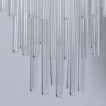 Бра с круглым основанием и длинными прозрачныи стеклянными трубками Nembus варинант исполнения - 7 | Loft Concept в Красноярске