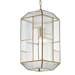 Подвесной светильник с рельефным стеклом Embossed Glass варинант исполнения - 2 | Loft Concept в Красноярске