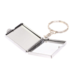 Зеркало брелок складное двухстороннее из натурального камня Оникс Silver Stone Mirrors варинант исполнения - 6 | Loft Concept в Красноярске