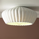 Потолочный светильник керамический Ceramic Embossed Lamp варинант исполнения - 2 | Loft Concept в Красноярске