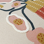 Подушка с цветочным принтом Blooming Elegance Rose варинант исполнения - 2 | Loft Concept в Красноярске