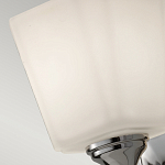 Бра для ванных комнат с белым матовым плафоном квадратной формы на основании цвета хром Feiss варинант исполнения - 5 | Loft Concept в Красноярске