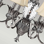 Люстра с 7-ю кремовыми текстильными абажурами Hinkley варинант исполнения - 6 | Loft Concept в Красноярске