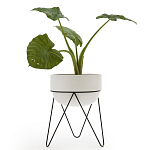 Кашпо Elevated Planters Luna 54 белое варинант исполнения - 2 | Loft Concept в Красноярске