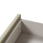 Консоль прямоугольная на золотом каркасе с 2-мя ящиками Warwick варинант исполнения - 1 | Loft Concept в Красноярске