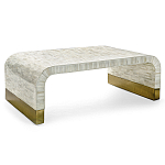 Стол журнальный Белый  BONE INLAY SIDE TABLE-Cream варинант исполнения - 4 | Loft Concept в Красноярске