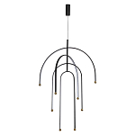 Люстра подвесная с дугообразными изогнутыми элементами Luke Lampco Tracer Lamp варинант исполнения - 2 | Loft Concept в Красноярске