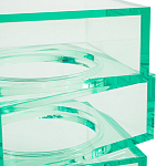 Стол журнальный в форме кубов Acrylic Furniture Lumina Mint Breeze варинант исполнения - 3 | Loft Concept в Красноярске