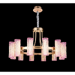 Люстра круглая с текстурными цилиндрическими плафонами Glimpse варинант исполнения - 4 | Loft Concept в Красноярске