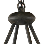 Люстра круглая с литыми стеклянными дисками Olympe Glass Chandelier варинант исполнения - 3 | Loft Concept в Красноярске