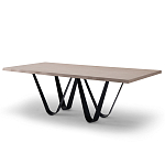 Стол обеденный на изогнутых ножках Consonance варинант исполнения - 1 | Loft Concept в Красноярске