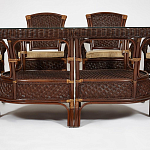 Комплект обеденный из ротанга Eloise grand варинант исполнения - 11 | Loft Concept в Красноярске