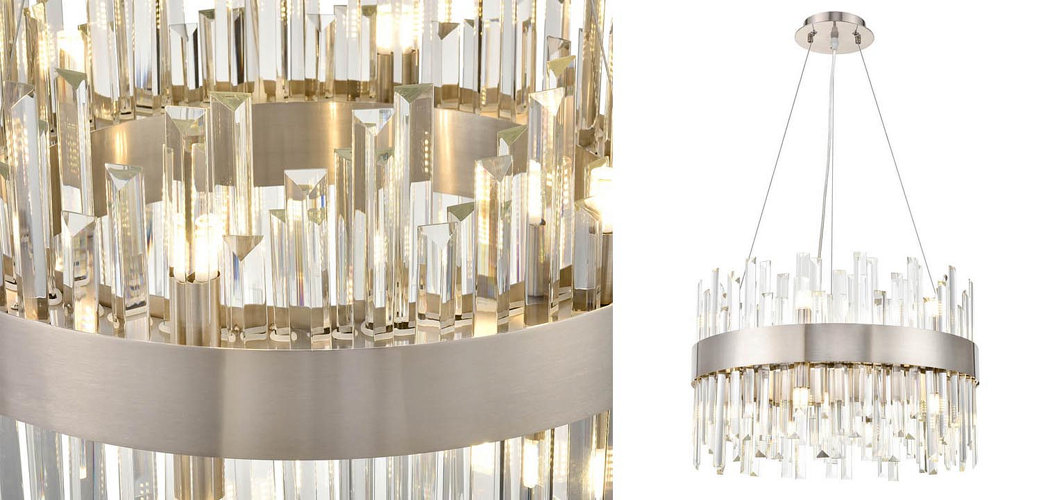 Люстра Cramer Chandelier 50 satin nickel Люстра Cramer Chandelier 50 satin nickel - Loft-Concept в Красноярске