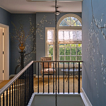 Обои ручная роспись Nara Original colourway on Summer Sky slub silk варинант исполнения - 2 | Loft Concept в Красноярске