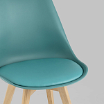 Стул с основой из пластика и мягким сиденьем Arvika Azure варинант исполнения - 7 | Loft Concept в Красноярске