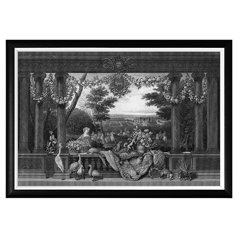Постер Vincennes Poster Черный Белый Постер Vincennes Poster Черный Белый в Красноярске | Loft Concept