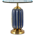 Настольная лампа с абажуром Terenzio Blue Table Lamp варинант исполнения - 3 | Loft Concept в Красноярске