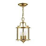 Подвесной светильник с прозрачным стеклянным цилиндрическим плафоном в классическом стиле на цепи Hinkley варинант исполнения - 13 | Loft Concept в Красноярске