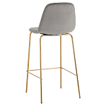 Барный стул на золотистых ножках VENDRAMIN Grey варинант исполнения - 4 | Loft Concept в Красноярске