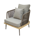 Кресло уличное серое Street Comfort  варинант исполнения - 1 | Loft Concept в Красноярске