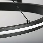 Люстра подвесная светодиодная в виде волнообразной ленты Ribbon Vortex варинант исполнения - 9 | Loft Concept в Красноярске