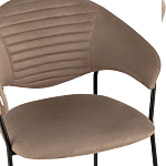 Коричневый стул с обивкой из искусственной замши Alexis варинант исполнения - 6 | Loft Concept в Красноярске