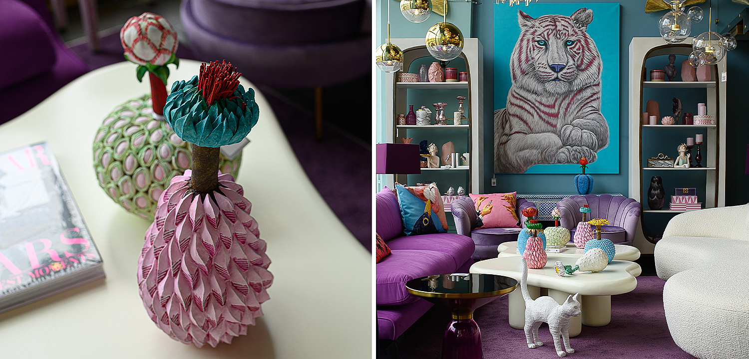 Статуэтка тропический фрукт Tropical Fruit purple - Loft-Concept в Красноярске