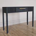 Элегантная Консоль Primo с выдвижным ящиком Черный дуб варинант исполнения - 2 | Loft Concept в Красноярске