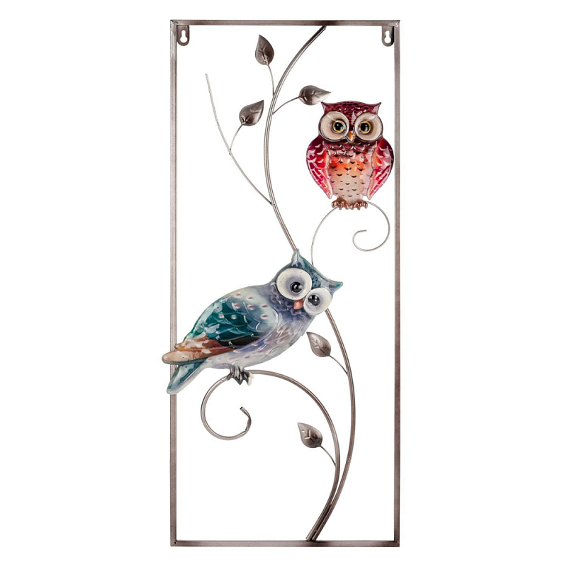 Аксессуар настенный из металла Blank Space Owls Мульти в Красноярске | Loft Concept 