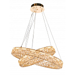 Люстра на 2 кольца с текстурной огранкой Reflection of Reality варинант исполнения - 1 | Loft Concept в Красноярске