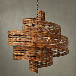 Люстра фактурная в виде спирали Enveloping Art варинант исполнения - 4 | Loft Concept в Красноярске