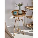 Столик приставной на фигурном подножии Magnificent Century варинант исполнения - 5 | Loft Concept в Красноярске