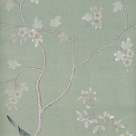 Обои ручная роспись Badminton Mercury Grey варинант исполнения - 2 | Loft Concept в Красноярске