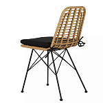 Стул с ротанговым плетением Wicker Stool без подлокотников варинант исполнения - 3 | Loft Concept в Красноярске