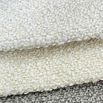 Мебельная ткань белый молочный Букле 142 см 1001 варинант исполнения - 1 | Loft Concept в Красноярске