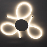 Люстра белого цвета с тремя изогнутыми светодиоидными плафонами Luke Lampco Tracer Lamp варинант исполнения - 2 | Loft Concept в Красноярске